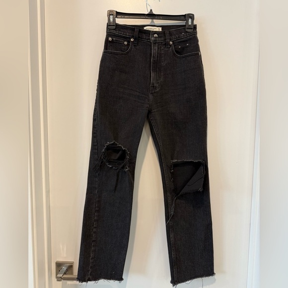 Abercrombie & Fitch Denim - Abercrombie Ankle Straight Jeans